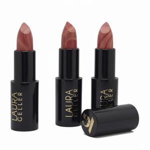 3 Pack Laura Geller Italian Marble Lipstick 0.12 oz Peach Bellini